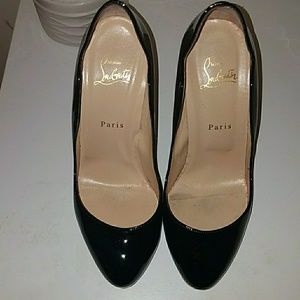Christian Louboutin Wawy Dolly 100 Patent Pumps